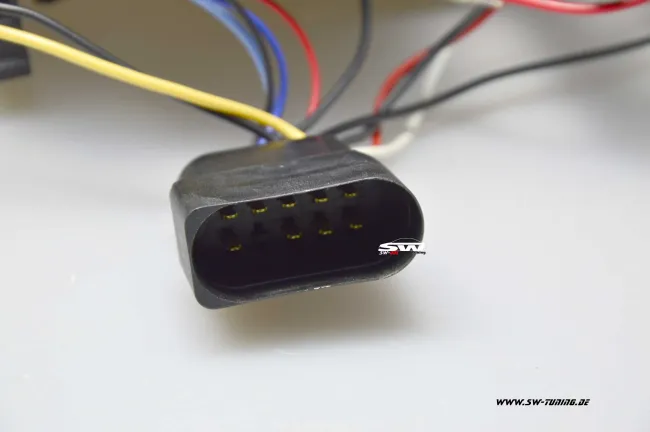 SW-DRL headlights suitable for Audi A4 B7 04-08 LED daytime-running-lamp black