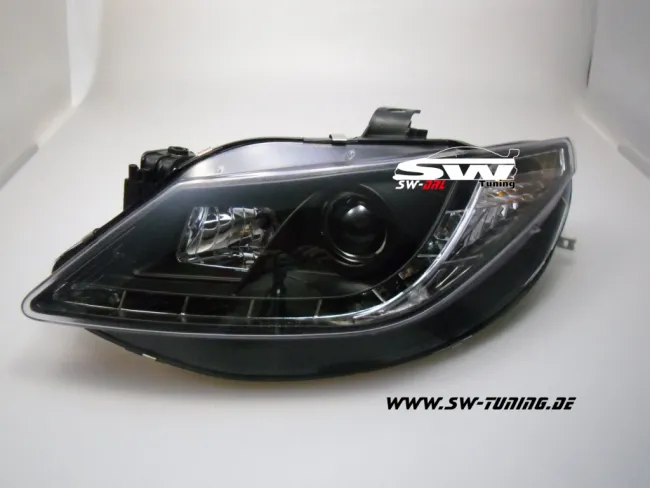 SW-DRL Scheinwerfer Seat Ibiza 6J 08-12 LED-TAGFAHRLICHT black