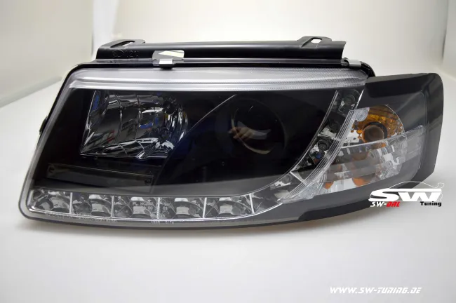SW-DRL Scheinwerfer VW Passat 3B 96-00 LED-Tagfahrlicht black