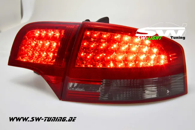 SW-Light LED Rückleuchten für Audi A4 B7 Limousine 04-08 red/smoke