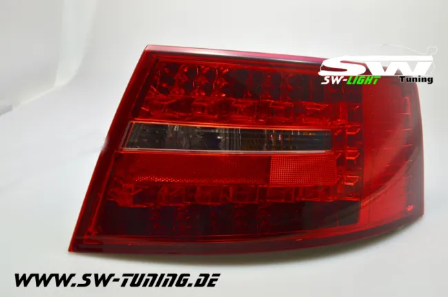 SW-Light LED Rückleuchten passend für Audi A6 4F Limousine 04-08 red/smoke (6Pin)