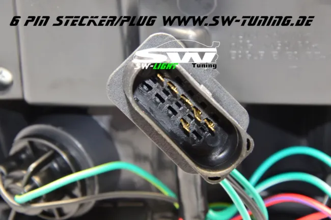 SW-Light LED Rückleuchten passend für Audi A6 4F Limousine 04-08 red/smoke (6Pin)