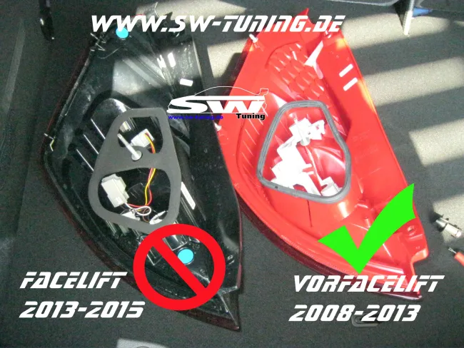 LED Rückleuchten Ford Fiesta MK7 JA8 08-13 3/5Türer smoke