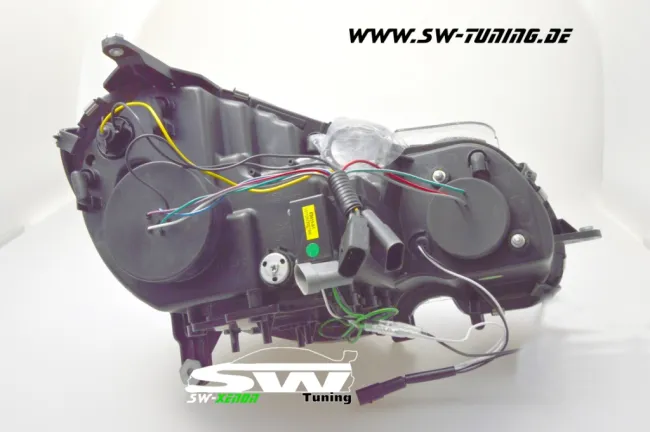 SW-Light Xenon Scheinwerfer für Mercedes Benz W211 E-Klasse 02-06 Black HID