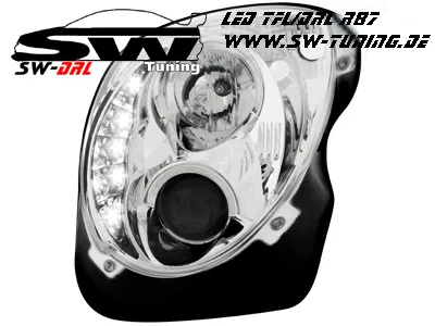 SW-DRL Scheinwerfer Alfa Romeo MITO 2008-2013 LED Tagfahrlicht chrome