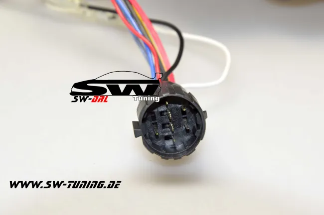 SW-DRL headlights Fiat Grande Punto 199 08-09 LED DRL chrome