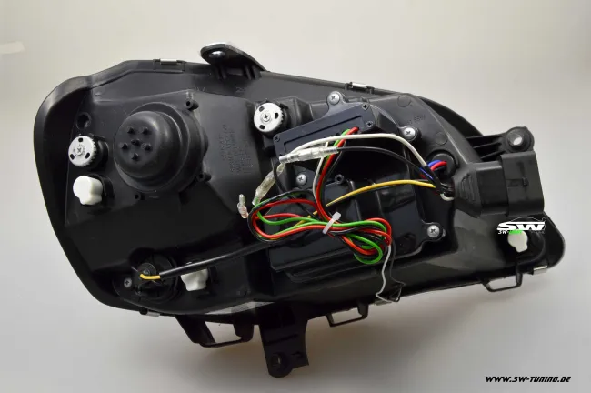 SW-DRL Scheinwerfer VW Polo 9N3 05/05-09 LED Tagfahrlicht chrome