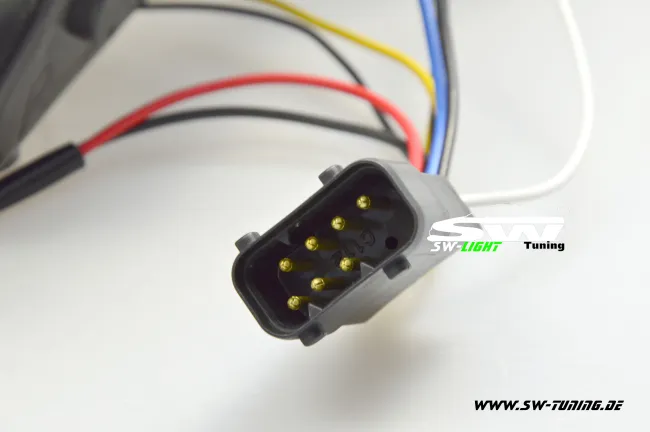 Angel Eye Scheinwerfer für BMW Z4 E85 02-08 LED Standlichtringe black