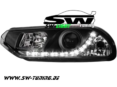 SW-Light Scheinwerfer Alfa Romeo 156 mit LED Standlicht black 97-03