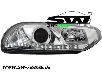 SW-Light Scheinwerfer für Alfa Romeo 156 97-03 LED Standlicht chrom