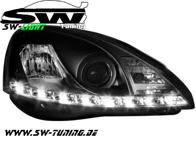 SW-Light headlights Opel Corsa C led positionlight black