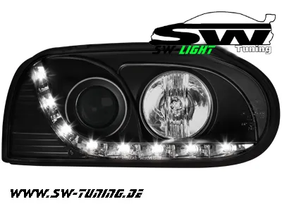 SW-Light Scheinwerfer VW Golf III 91-98 in LED Standlicht black