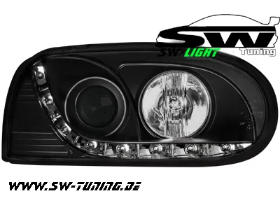 SW-Light Scheinwerfer VW Golf III 91-98 in LED Standlicht black
