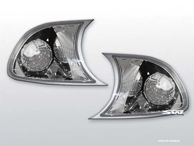 SW-Frontblinker für BMW E46 Coupé + Cabrio 01-03 chrom