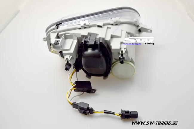 SW Klarglas Scheinwerfer für Mercedes Benz R170 SLK 96-04 chrome