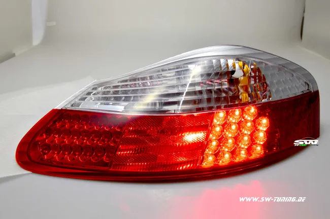 SW-Light LED taillights for Porsche Boxster Type 986 96-04 red/crystal