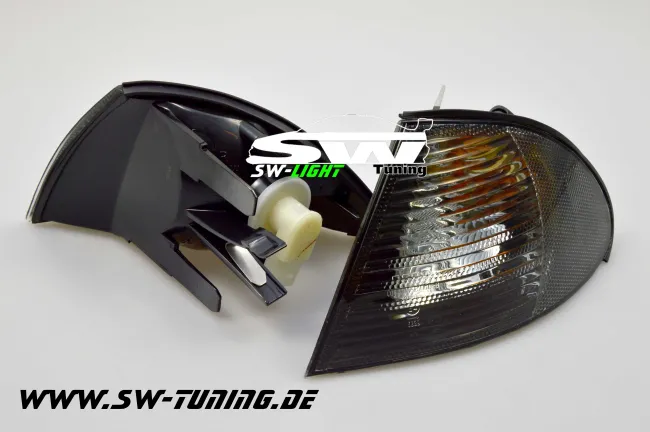 SW-Frontblinker BMW E46 3er 4Türer Lim + Touring 99-02 smoke