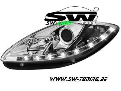 SW-Light Scheinwerfer Seat Leon 1P1 09-12 Facelift LED Standlicht chrome