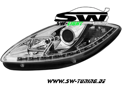 SW-Light Scheinwerfer Seat Leon 1P1 09-12 Facelift LED Standlicht chrome