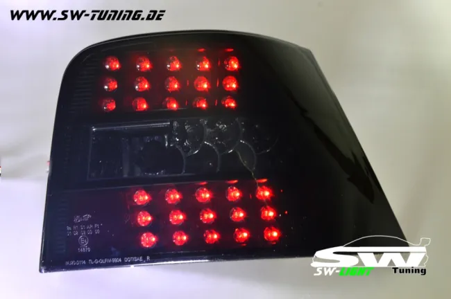 SW-Light LED Rückleuchte passend für VW Golf 4 mit LED Blinker smoke