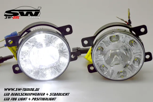 SW-DRL LED Tagfahrlicht R87/ LED Nebelscheinwerfer Ford Fiesta Mk7 JA8 08-15