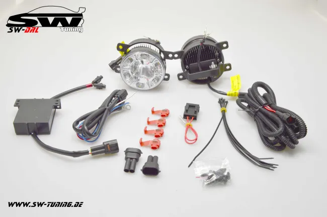 SW-DRL LED Tagfahrlicht R87/ LED Nebelscheinwerfer Ford Fiesta Mk7 JA8 08-15