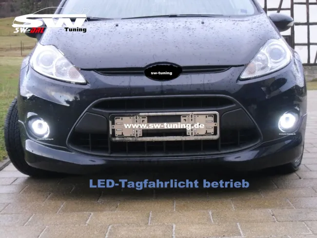 SW-DRL LED Tagfahrlicht R87/ LED Nebelscheinwerfer Ford Fiesta Mk7 JA8 08-15