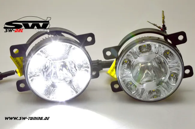 SW-DRL LED Tagfahrlicht R87/ LED Nebelscheinwerfer Ford Fiesta Mk7 JA8 08-15