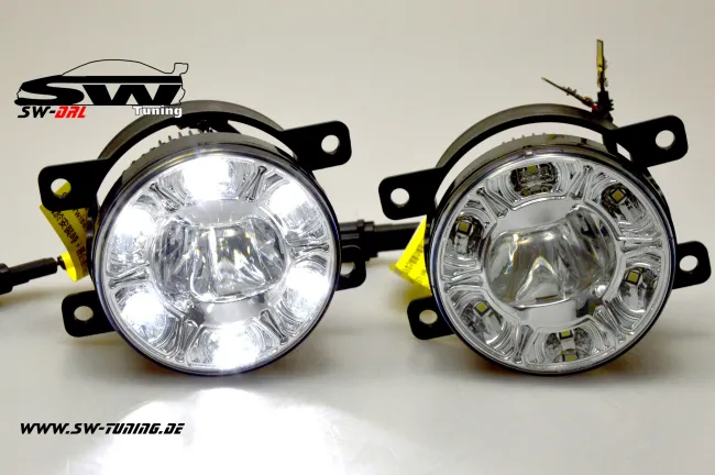 SW-DRL LED Tagfahrlicht R87/ LED Nebelscheinwerfer Ford Fiesta Mk7 JA8 08-15