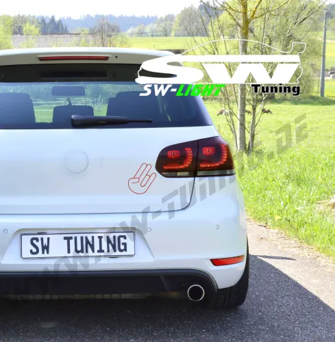 SW-Light LED Taillights R-Look for VW Golf VI 2008-2012 red/smoke