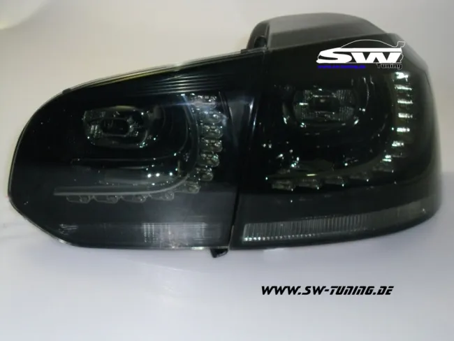 SW-Light LED Rückleuchten R-Look für VW Golf VI 08-12 smoke (Auch Serien LED)