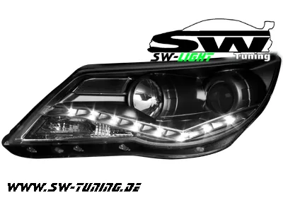 SW-Light Scheinwerfer VW Tiguan 5N 07-11 LED Standlicht black
