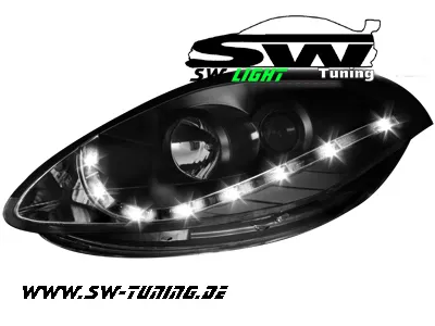 SW-Light Scheinwerfer Fiat Bravo 198 07-13 LED Standlicht black