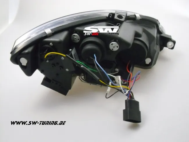 SW-DRL headlights Seat Leon 1P1 09-13 LED DRL R87 black