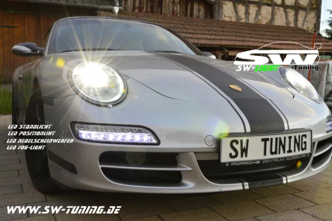 SW-Light LED Nebelscheinwerfer LED Standlicht LED Blinker passend für Porsche 911 / 997 05-08