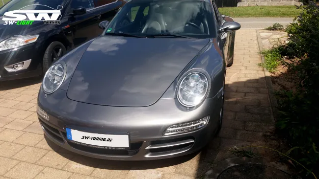 SW-DRL LED Tagfahrlicht Nebelscheinwerfer Blinker passend für Porsche 911/997 05-08