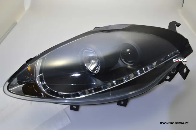 SW-DRL headlights Fiat Bravo 198 07-13 LED drl black
