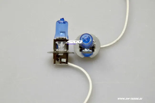 H3 Xenon-Look Lampe für 12 V/ 55 W (2 Stk.)