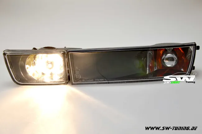 Front-indicator for lights Golf III / Jetta fog lamp black