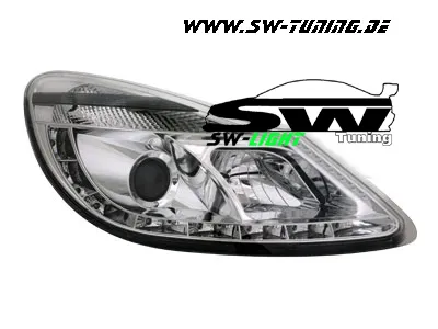 SW-Light headlights Opel Corsa D 06-10 LED positionlight chrome
