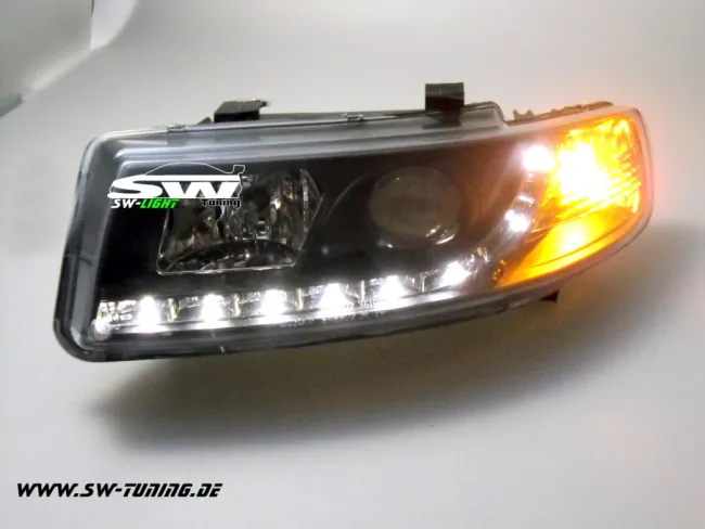 SWLight headlights for Seat Leon/Toledo 99-04 LED position-light black
