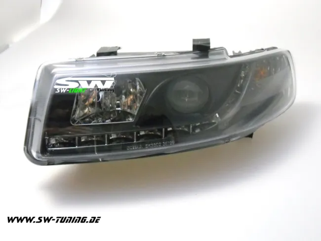 SWLight headlights for Seat Leon/Toledo 99-04 LED position-light black