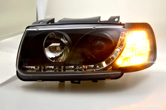 SW-Light Scheinwerfer für VW Polo 6N 94-98 LED Standlicht schwarz