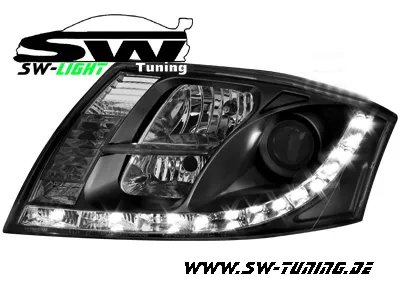 SW-Light Scheinwerfer AUDI TT 8N 99-05 LED Standlicht black