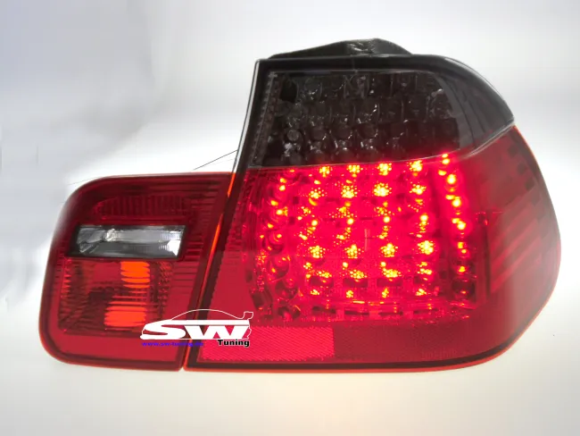SW LED Rückleuchten für BMW 3er E46 Limo 98-01 red/smoke 4-teilig