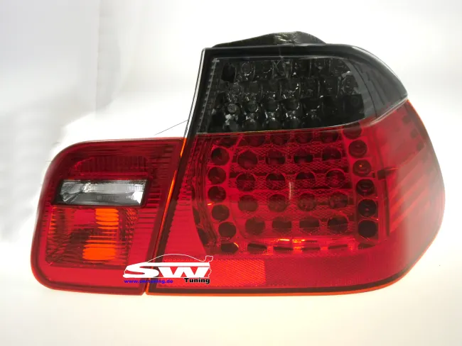 SW LED Rückleuchten für BMW 3er E46 Limo 98-01 red/smoke 4-teilig