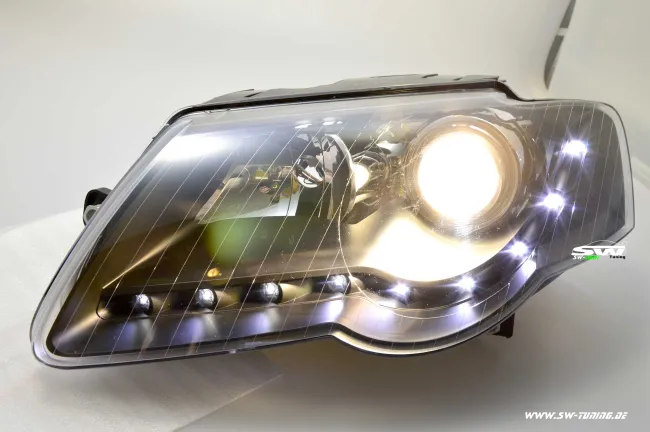 SW-Light headlights VW Passat 3C 05-10 LED position Light black