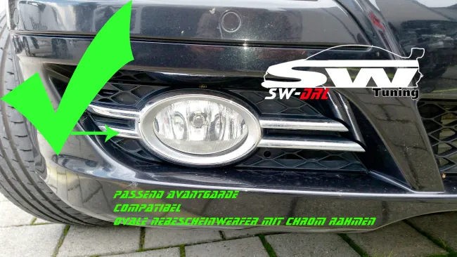 SW-DRL LED Tagfahrlicht für Mercedes E-Klasse W211 Avantgarde 06-09 chrome mit NSW