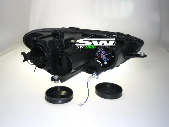 SWLight Scheinwerfer VW Scirocco 3 Typ 13 08-14 LED Standlicht / Lightbar black (Auslaufmodel)