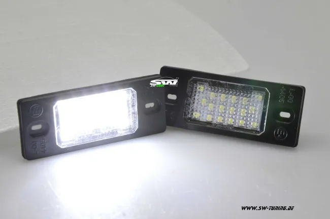 SW-LED Kennzeichenbeleuchtung für VW Touareg Tiguan Golf V Variant Passat 3BG Variant / Cayenne I